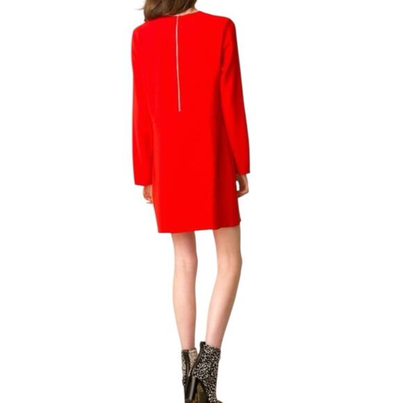 Tibi Triacetate Red Shift Dress NWOTS size 0 - Picture 2 of 9